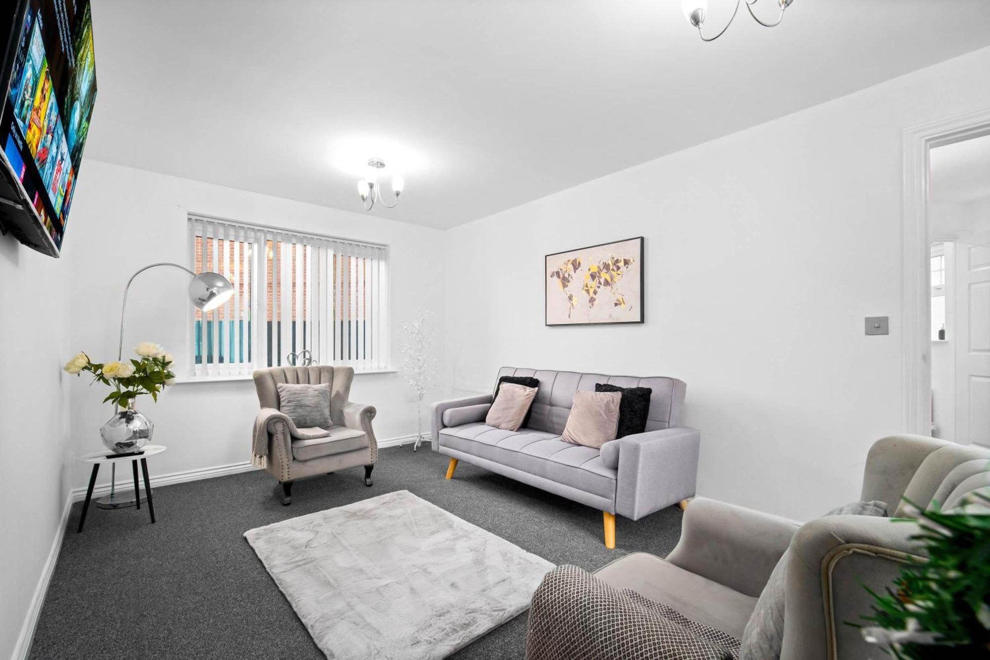 Harmony House 3 Bedroom New Build For Families, Contractors, Black Country Museum Sleeps 6 팁턴 외부 사진